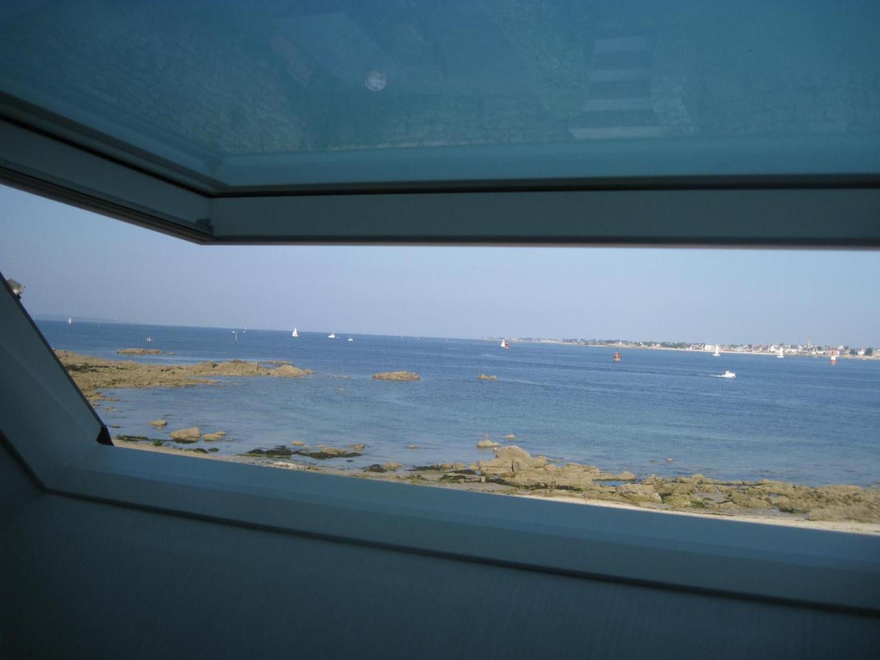 Presqu'île face Larmor 56 vue mer Gâvres Extérieur photo