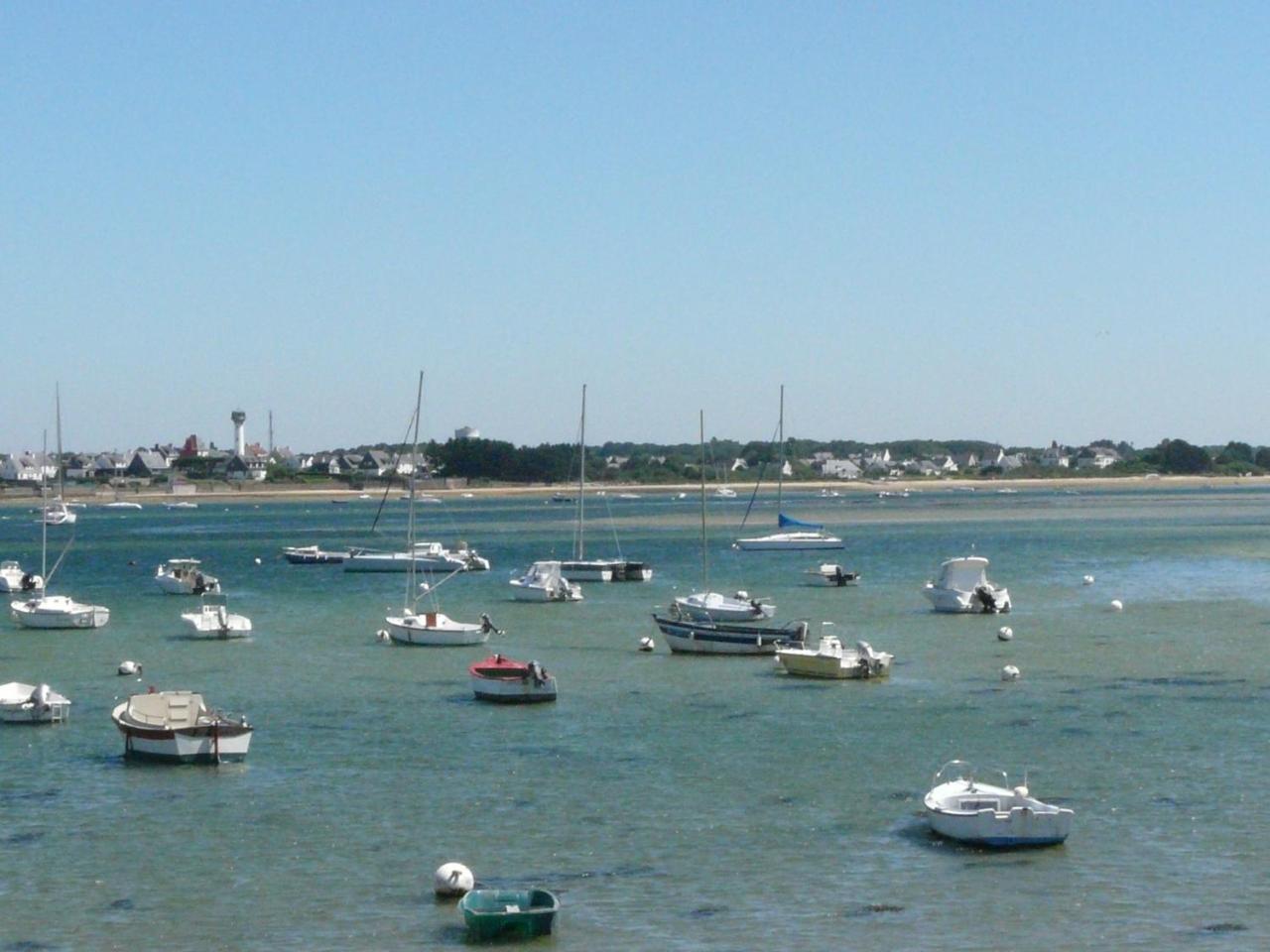 Presqu'île face Larmor 56 vue mer Gâvres Extérieur photo